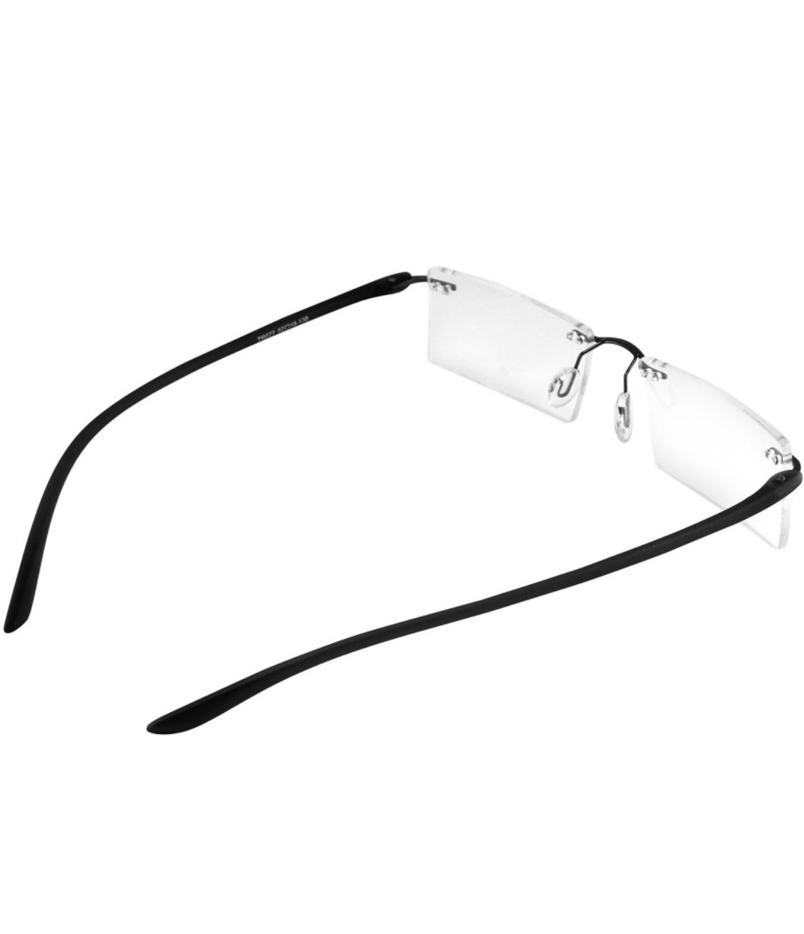 Jodykoes Rectangle Signature Rimless Frame