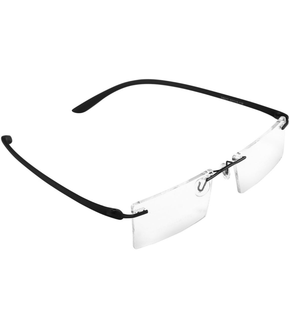 Jodykoes Rectangle Signature Rimless Frame