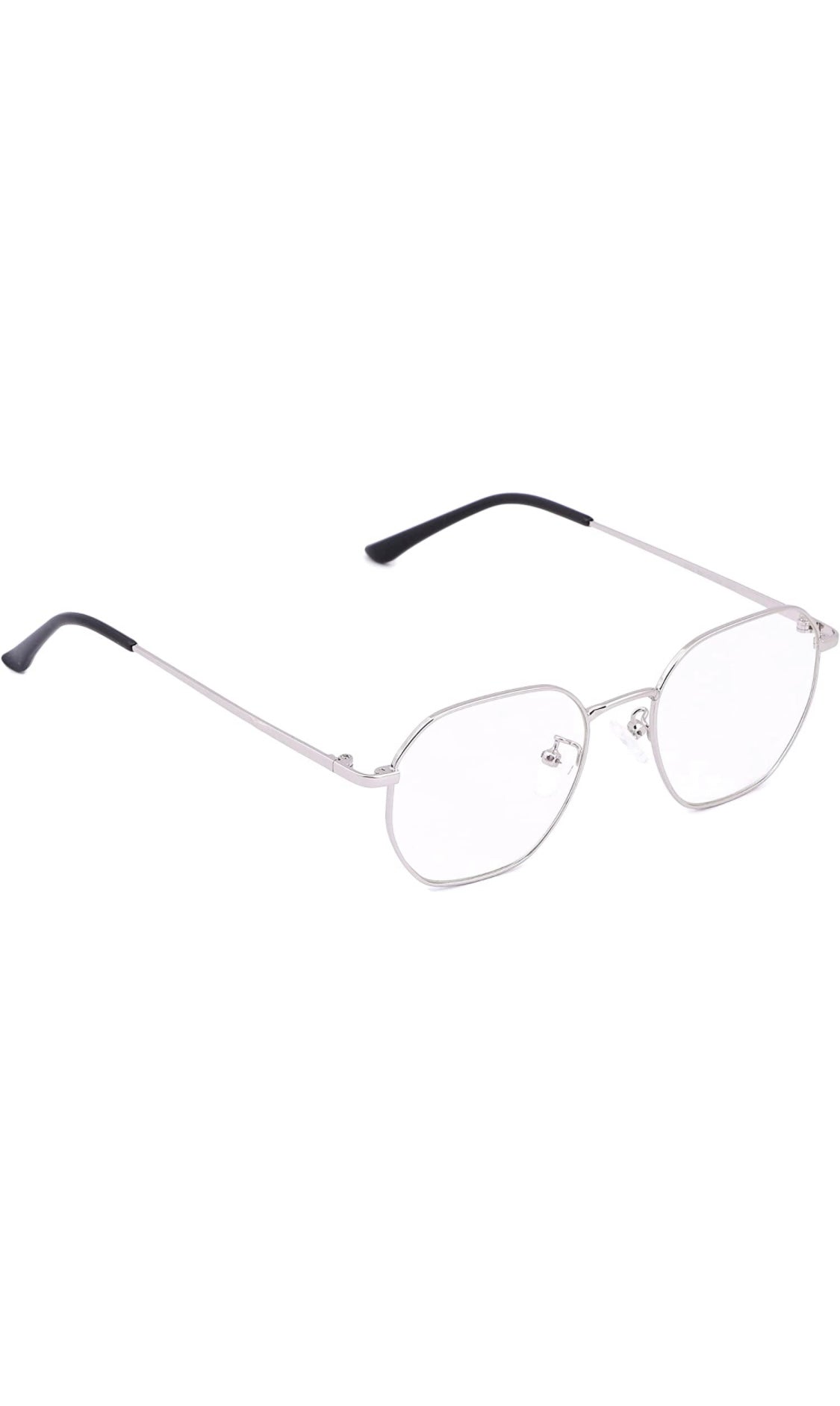 Jodykoes Premium Quality Hexagonal Metal Frame (Silver)