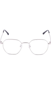 Jodykoes Premium Quality Hexagonal Metal Frame (Silver)