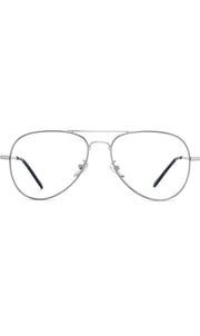 Jodykoes Stylish Looking Aviator Frame (Silver)