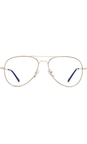 Jodykoes Stylish Looking Aviator Frame (Gold)