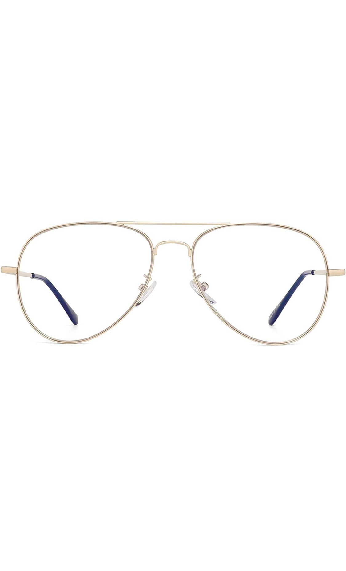 Jodykoes Stylish Looking Aviator Frame (Gold)