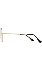 Jodykoes Stylish Looking Aviator Frame (Gold)